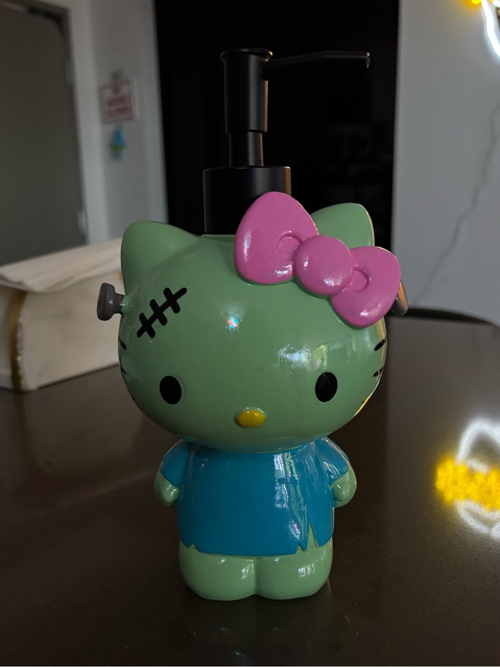 Hello Kitty Halloween Frankenstein Soap Dispenser
